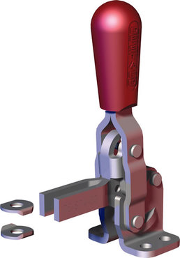 202-U-L-BLK 202 - Vertical Hold-Down Toggle Locking Clamp