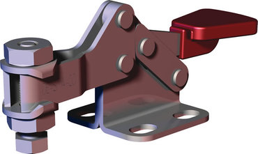 206-SS Stainles steel design, High U-Bar clamping arm supplied with stainless steel hex head spindle 206-SS 206 - Horizontal Hold-Down Toggle Locking Clamp