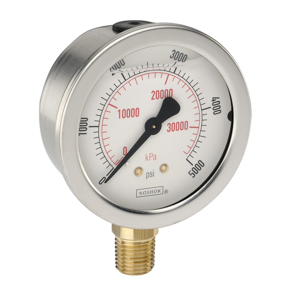 25-901-3000-psi/bar-MIP 900 Series ABS and Stainless Steel Liquid Filled Pressure Gauges