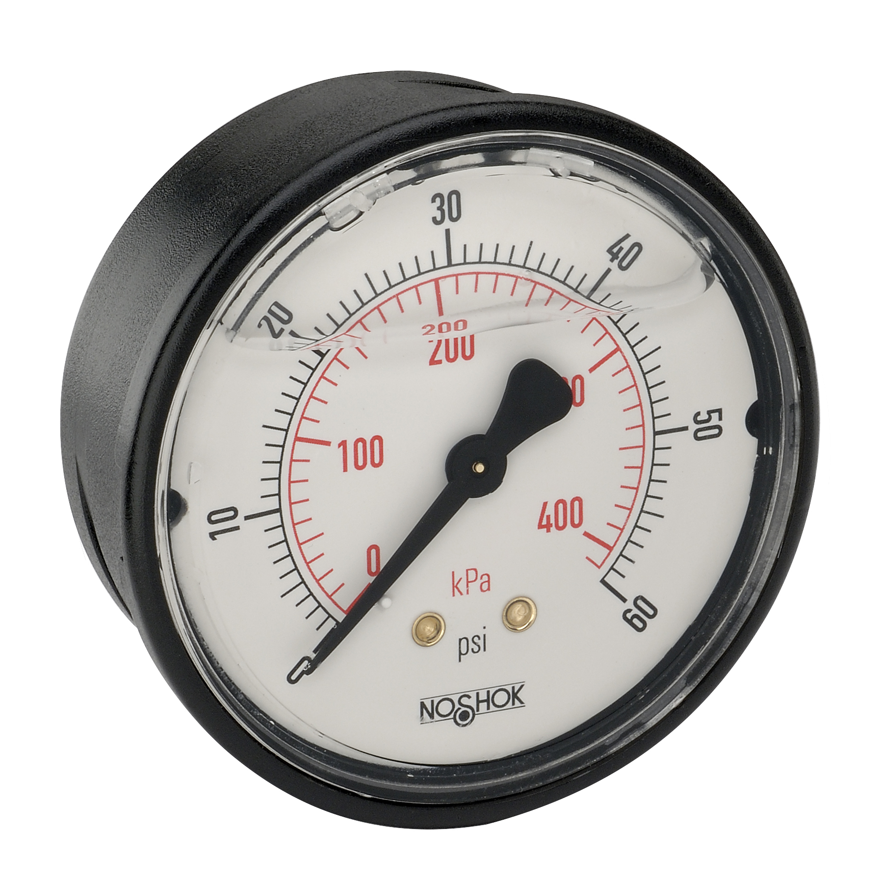 25-911-10000-psi/kg/cm2 900 Series ABS and Stainless Steel Liquid Filled Pressure Gauges