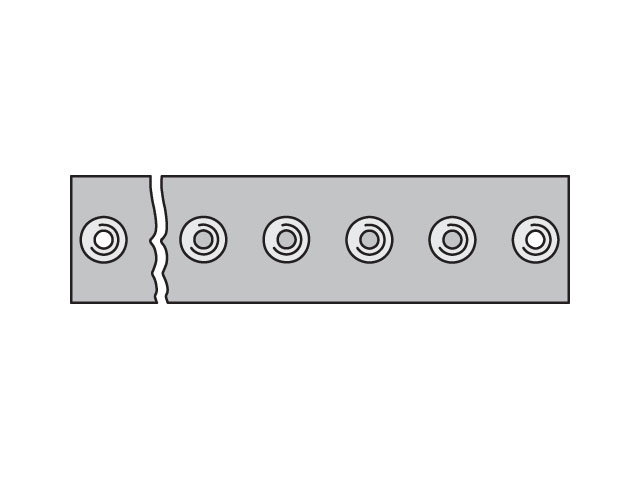 APRA2X Metric Standard Series APRA Weld Plate – Strip