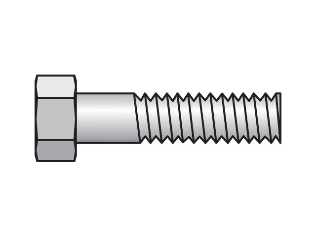BCP-5-SS Inch Standard Series BCP Hex Head Bolt for Cover Plate