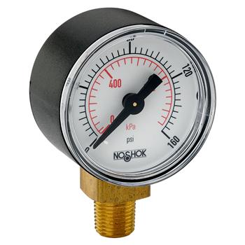 15-100-30-psi/kPa-RIGHT 100 Series ABS and Steel Case Dry Pressure Gauges