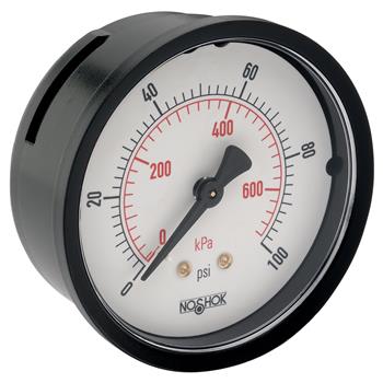 25-110-600-psi/kPa-SSC-CPO 100 Series ABS and Steel Case Dry Pressure Gauges