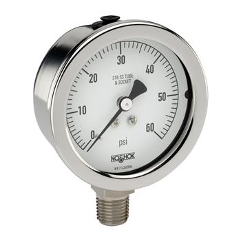 25-400-30-psi/bar 400/500 Series All Stainless Steel Dry and Liquid Filled Pressure Gauges
