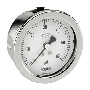 25-510-30/160-psi/bar 400/500 Series All Stainless Steel Dry and Liquid Filled Pressure Gauges