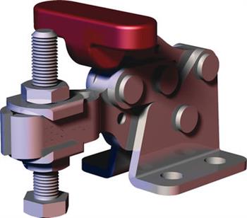 305-USS Up to 150 lb. (670 N) capacity</li> <li>Supplied with neoprene spindle</li> <li>Stainless steel models available 305-USS 305/307/309 - Horizontal Hold-Down Toggle Locking Clamp
