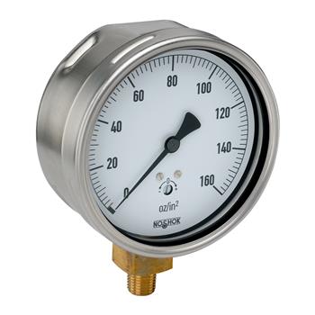 40-200-100-inH2O 200 Series Low Pressure Diaphragm Dry Pressure Gauges