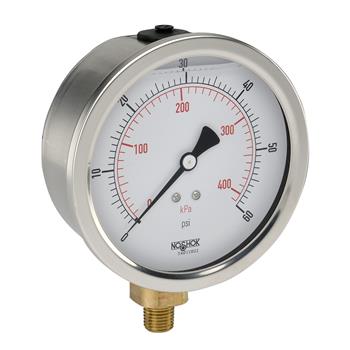 40-901-30-psi 900 Series ABS and Stainless Steel Liquid Filled Pressure Gauges