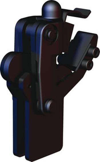 503-MLBLSC Modular design, Hardened pivot pins and bushings, Weldable clamping arm, Bar opens 200 degrees to clear work area, Pipe handle, mounting base, and bar options available 503-MLBLSC 501 - Vertical Hold-Down Toggle Locking Clamp