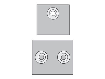 Metric Standard Series APKA Weld Plate – Short